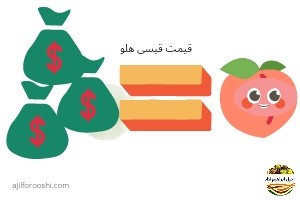 قیمت قیسی و برگه هلو ابراهیم نژاد